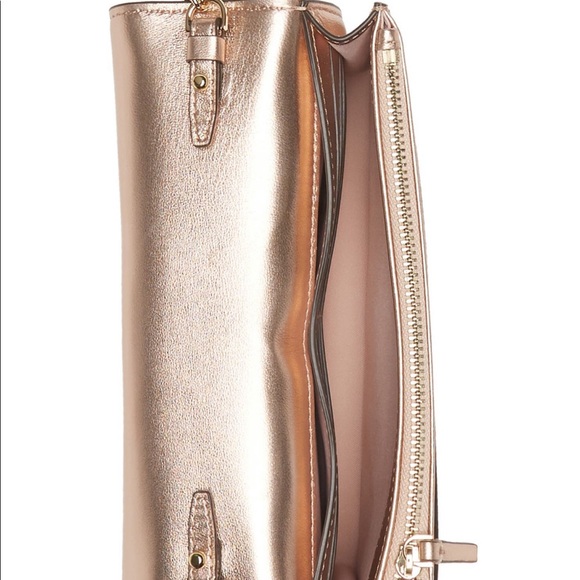 🎁Tory Burch Savannah Chain Flat Wallet - Picture 4 of 5